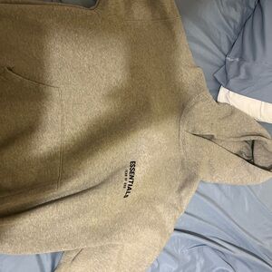 Essentials Heather Gray Hoodie
